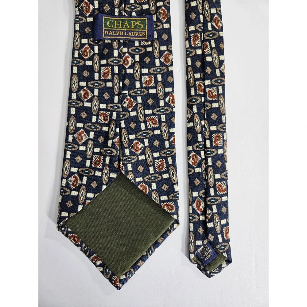 Chaps‎ Ralph Lauren Men's Vintage Silk Tie Made in USA